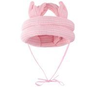 Casco para niños pequeños, casco de bebé para caminar por la cabeza, protector contra la cabeza de bebé anti-caza, casco de seguridad para bebés transpirable ajustable, lindo casco infantil de asta p
