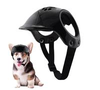 Casco para perro - Protección EVA ajustable ligera amortiguadora | Casco de moto sombrero canino - para viajes, parques, jardines, exploración, actividades al aire libre, pequeñas, medianas y grandes