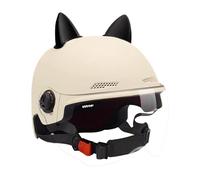 Casco para Scooter eléctrico: Accesorio para Montar con Visera Desmontable para Mayor Seguridad y Comodidad, diseño aerodinámico con de ventilación, Casco Protector para desplazamientos, Andar