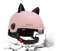 Casco para Scooter eléctrico: Accesorio para Montar con Visera Desmontable para Mayor Seguridad y Comodidad, diseño aerodinámico con de ventilación, Casco Protector para desplazamientos, Andar