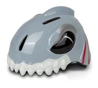 Casco Patinete Bicicleta Niño - Casco de Tiburones Animal 3D Ligero y Ajustable, para Multideporte Ciclismo Patines Patinete Rollerblading Patinaje, Niños y Niñas (Gris Claro, Medium)
