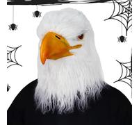 Casco peludo Eagle Claw, máscara | Disfraz de águila calva, máscara de - Sombrero de pájaro animal, sombrero divertido para fotomatón, espectáculo en el escenario, fiesta de Navidad, fiesta de ética