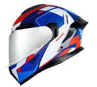 Casco Plegable Motocicleta Casco Modular, Casco Integral Plegable Modular Casco de Motocicleta con Doble Lente, S~XXL