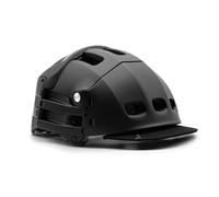 Casco plegable plegable plegable para bicicleta, patinete eléctrico, giroroua, skateboard, roller, VAE - Norma CE EN1078, la misma protección que un casco clásico - Volumen dividido por 3 (satén negro