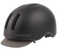 Casco POLISPORT Commuter Negro/Gris T.M (54-58)