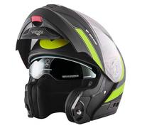 Casco que se puede abrir NOS NS-8 Gaze Fluor Yellow Matt