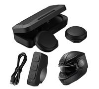 Casco recargable impermeable - Casco inalámbrico para moto con pantalla LED, comodidad portátil | Protección de seguridad de desplazamientos viajes, accesorio diario | Ideal para scooter de bicicleta