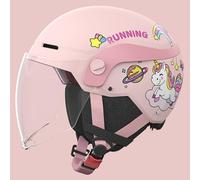 Casco Retro Infantil 3/4 Para Motocicleta, Homologado ECE, Estilo Vintage, Abierto, Para Niños De 2 A 14 Años, Ideal Para Patinetes Eléctricos, Karts, Motos De Cross 5,50-62cm