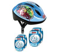 Casco Rodilleras Y Coderas Avengers