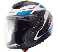 Schuberth J2 Sigma Casco jet, blanco-rojo-azul, tamaño 53 para Hombres