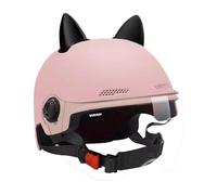 Casco Scooter - Equipo de Protección para Conducir | Casco Para Viajar Vivir Con Visor,Para Hombres y Mujeres Adultos Para Conducir, Ciclismo, Ciclismo, Motor, Bicicleta, Monopatín y Paso