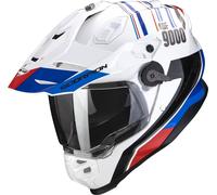 Casco Scorpion ADF-9000 Air Desert Blanco-azul-rojo L