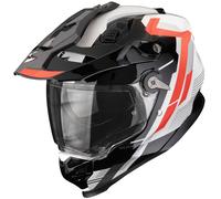 Scorpion ADF-9000 Air Patrol Casco de Enduro, negro-blanco-rojo, tamaño M para Hombres
