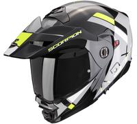 Casco Scorpion ADX-2 Galane Gris-negro-amarillo neón L