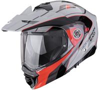 Casco Scorpion ADX-2 Kamps Gris y rojo M