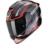 Casco Scorpion Exo-1400 Evo 2 Air Accord Gris y rojo L