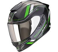 Casco Scorpion Exo-1400 Evo 2 Carbon Air Mirage Negro y verde S