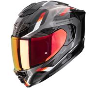 Casco Scorpion Exo-1500 Air Sleek Negro y rojo M