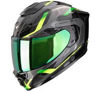 Casco Scorpion Exo-1500 Air Sleek Negro y verde S