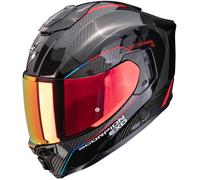 Casco Scorpion Exo-1500 Carbon Air Mundi Negro y rojo XL