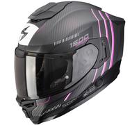 SCORPION Cascos Exo-1500 Carbon Air Matt Black / Pink XS