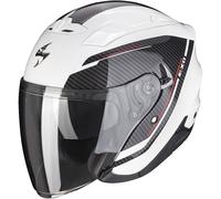 Casco Scorpion Exo-230 Fenix Blanco y negro L