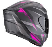 Casco Scorpion Exo-391 Aaxo Mujer Mate-Negro y rosa S