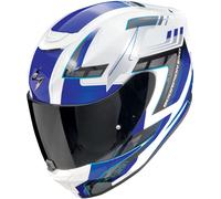 Casco Scorpion Exo-391 Captor Blanco y azul XL