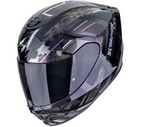 Casco integral de motocicleta SCORPION EXO-391 CLUTTER Negro-Camaleón