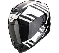 Casco Scorpion Exo-520 Evo Air Banshee Blanco y negro M