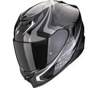 EXO 520 EVO AIR TERRA Schwarz-Silber-Rot XS S male Negro/Plata/Blanco
