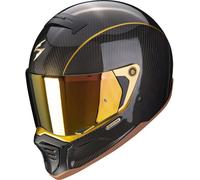 Casco Scorpion Exo-HX1 Carbon SE Negro y dorado M
