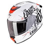 casco scorpion exo-jnr air boum infantil blanco / negro L