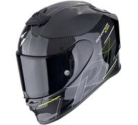 Casco Scorpion Exo-R1 Evo Carbon Air Cynergy Negro y amarillo neón M