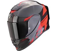 Casco Scorpion Exo-R1 Evo Carbon Air Rally Negro y rojo L