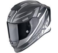 Casco Scorpion Exo-R1 Evo Carbon Air Runner Mate-Negro y blanco M