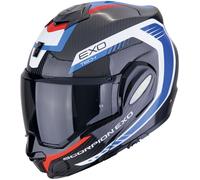 Casco Scorpion Exo-Tech Evo Carbon Cosy Negro-azul-rojo L