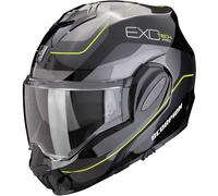 Casco Scorpion Exo-Tech Evo Pro Commuta Negro-plata-amarillo L