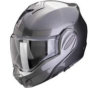 SCORPION EXO-TECH EVO PRO FIBRA GRIS E22.06 PANTALLA NEGRA REGALO - Color: GRIS, Talla: Talla M