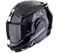 Casco Scorpion Exo-Tech Evo Traveller Negro y blanco L