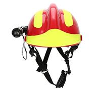 Casco Seguridad Rescate Casco Bomberos Faros Y Gafas Cerrados Pie Casco Obra homologado para Correr Al Aire Libre Equipo De Campamento Casco Protector De Seguridad Bloque De Alta Temperatura