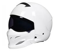 Casco Semicompleto Moto Retro Certificado ECE 22.06 Visor Ajustable Forro Amortiguador Transpirable Carcasa ABS Equipo Ligero Para Rutas Urbanas 4,L/(57~58cm)