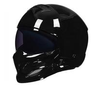 Casco Semicompleto Moto Retro Certificado ECE 22.06 Visor Ajustable Forro Amortiguador Transpirable Carcasa ABS Equipo Ligero Para Rutas Urbanas 3,M/(55~56cm)