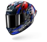 Casco Shark AERON GP FIM RACING #1 REPLICA ZARCO VICTORY 2025 Carbon Blue Chrom