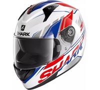 Casco Shark Ridill 1.2 - Phaz blanco azul rojo - Talla XS