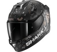 Shark Skwal i3 Hellcat Casco, negro-gris, tamaño L para Hombres