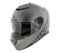 Casco Shark Spartan 1.2 blanco gris antracita mate