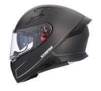 Casco Shiro Integral Katana Solid Monocolor Negro Mate Totalmente Homologado 22.06 (L 59/60)
