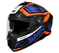 casco smk typhoon thorn - azul / rojo / blanco XL