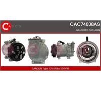 CASCO SRL Compresor, aire acondicionado para ALFA ROMEO: 166, Spider, GTV, 147, 156, 145, 146, GT & FIAT: Coupé, Multipla, Marea (Ref: CAC74038AS)